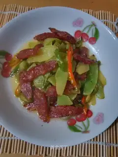 Fried sausage