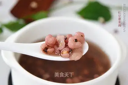Red bean rice soup