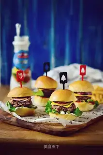 Soda beef miniburger