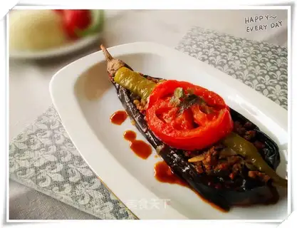 Turkish beef paste eggplant
