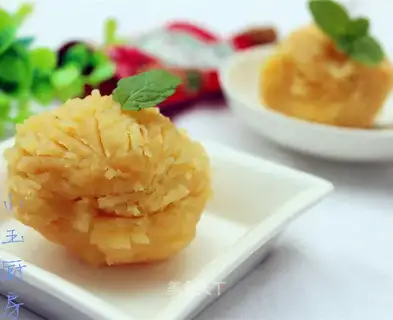 Saffron mashed potatoes