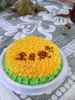 ♪ A flower cake sunflower ♪