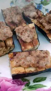 Roast eggplant