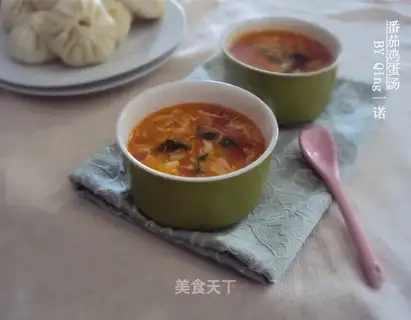 Tomato egg soup