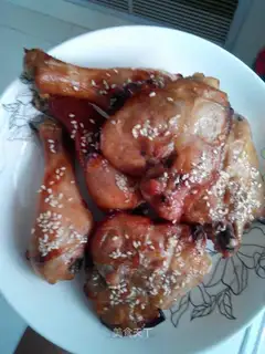 Orange chicken leg