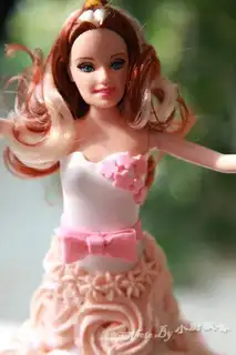 Barbie doll cake