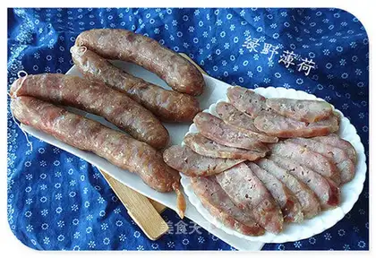 Homemade sausages
