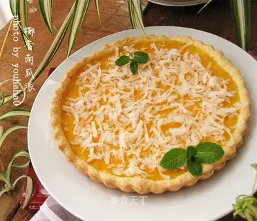 Coconut pumpkin pie