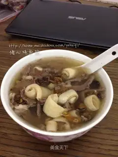 Pork heart stewed fish glue