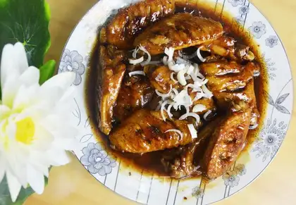 Coke chicken wings