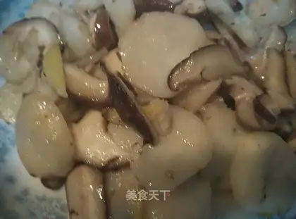 Fry mushrooms