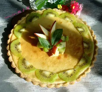Fresh fruit cheese pie