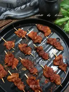 Roast dad-- toothpick lamb