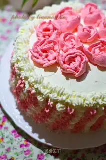 A flower cake