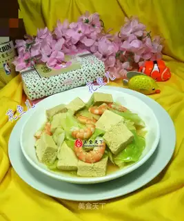 Shrimp and cabbage