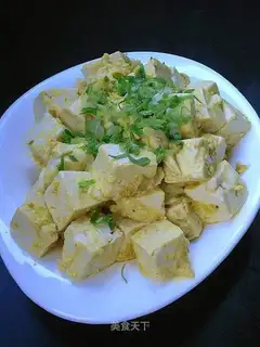 Gold and silver tofu