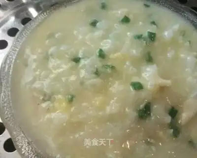 Crab porridge