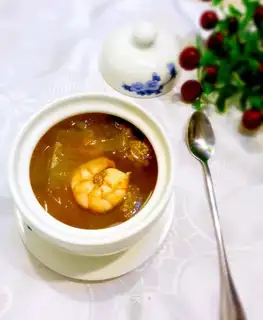 Pork shrimp meatball soup