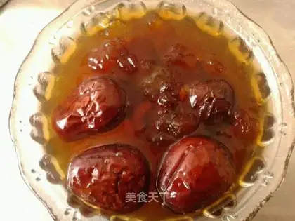 Peach gel date sugar
