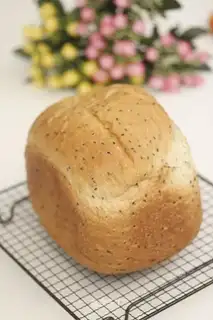 Bread make black sesame toast