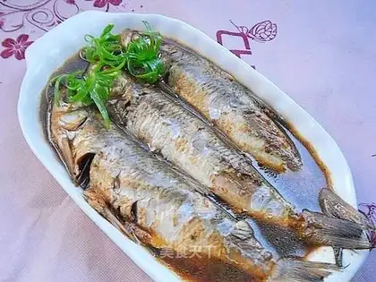 Burning fish in the season