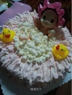 Barbie doll cake