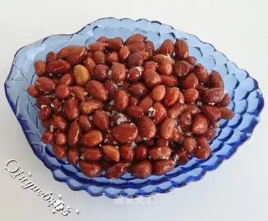 Fry peanuts