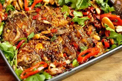 It's a house-cooked fish