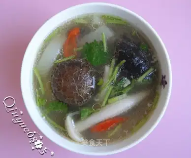 The radish soup