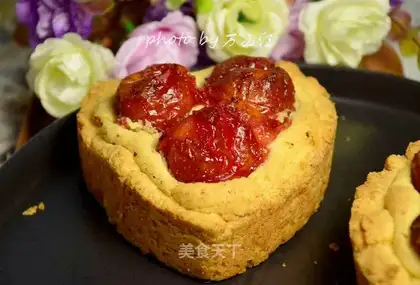 A golden orange cake