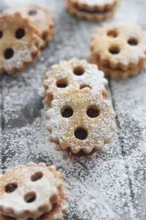 Ghost-faced Christmas cookies
