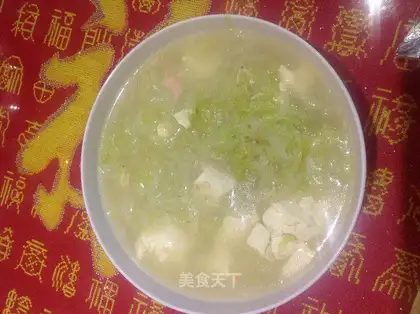 Tofu soup
