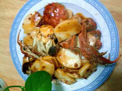 Crab pastries