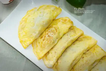Homemade egg dumplings
