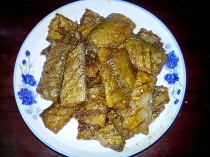 Red-fried fish