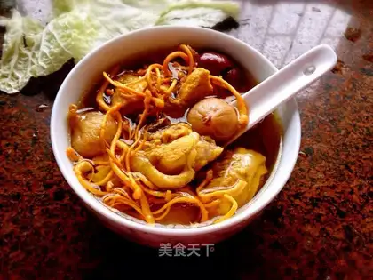 Frozen chicken soup