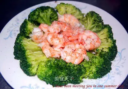 Shrimp broccoli