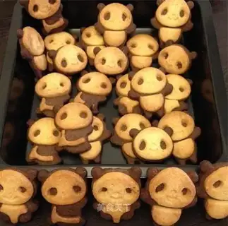 Panda cookies