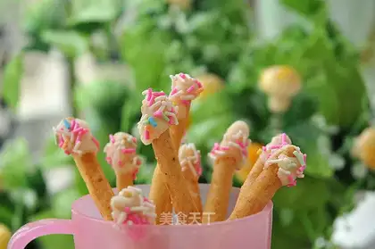 White-finger chocolate candy bar