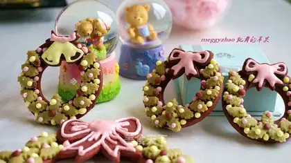 Christmas bouquet cookies