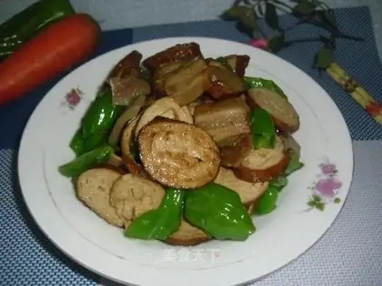 Chicken with pork