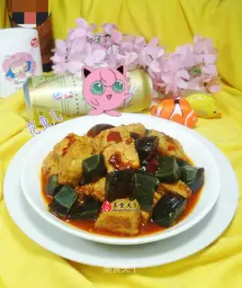Sour chicken with eggs and eggs