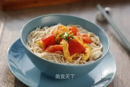 Tomato egg and rice powder