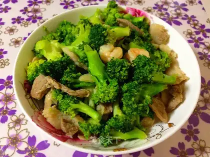 Shrimp broccoli