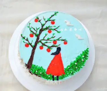 Autumn butter cream cake