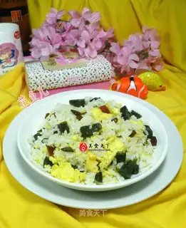 Double egg fried rice