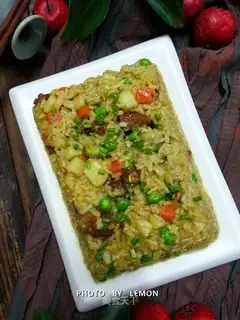 Curry beef rice