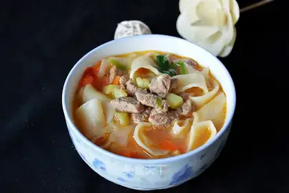 Xinjiang lamb soup