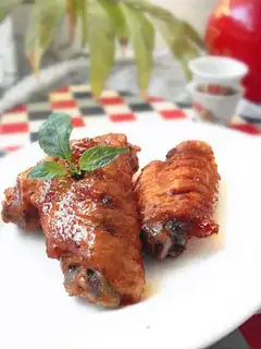 Microwave chicken wings