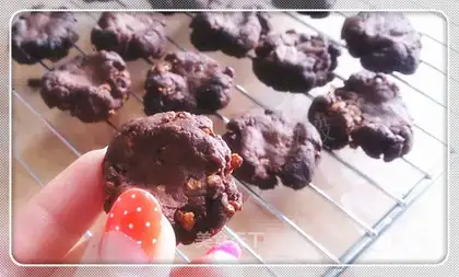Black chocolate pancakes